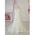 2016 guangzhou fashion sheath A-line wedding dresses beaded vintage lace for brides